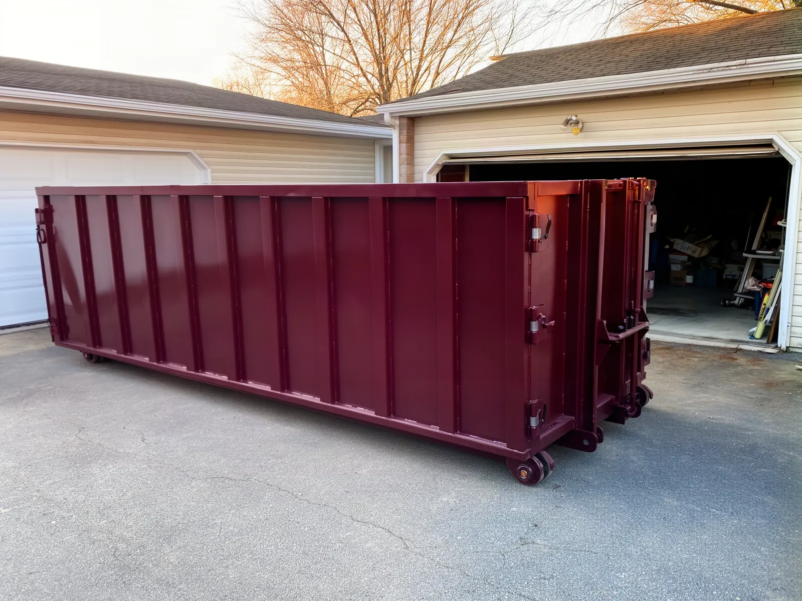 Roll-off dumpster from Gaffney & Pratt Dumpster Rental in Norristown, PA
